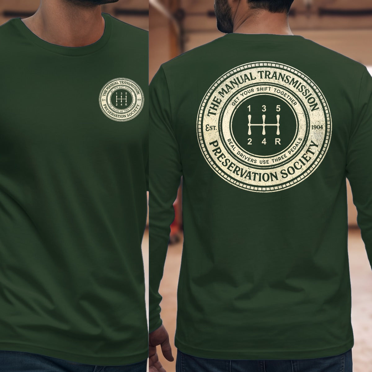 Forest Green | Left Chest + Back (refreshed)