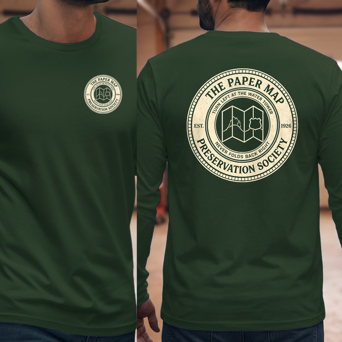 Forest Green | Left Chest + Back (refreshed)