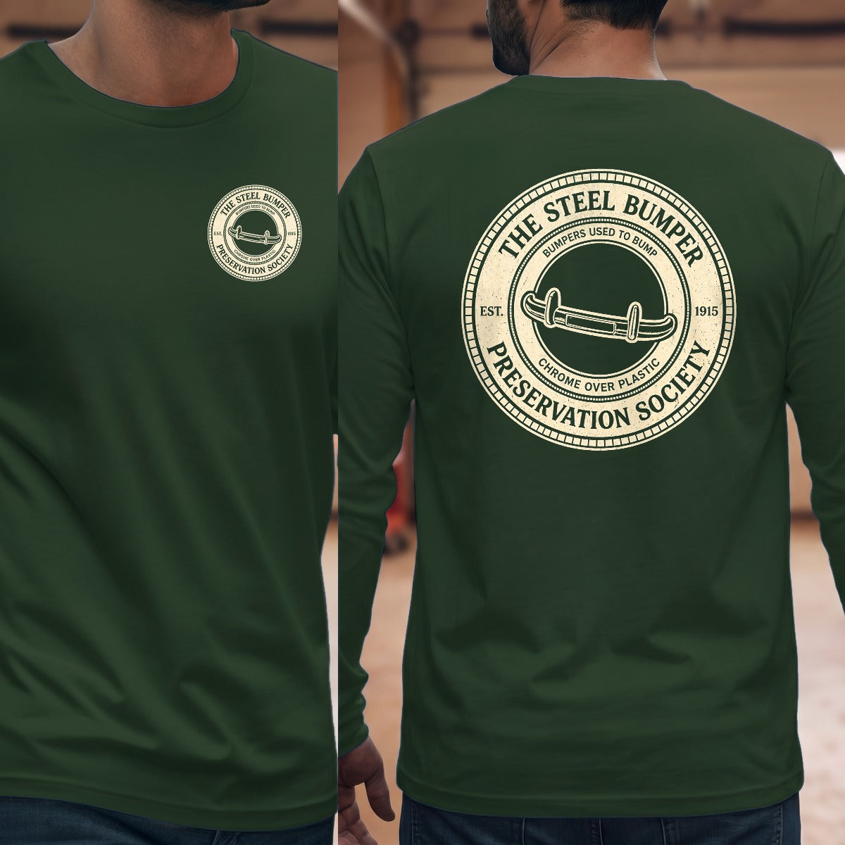 Forest Green | Left Chest + Back (refreshed)