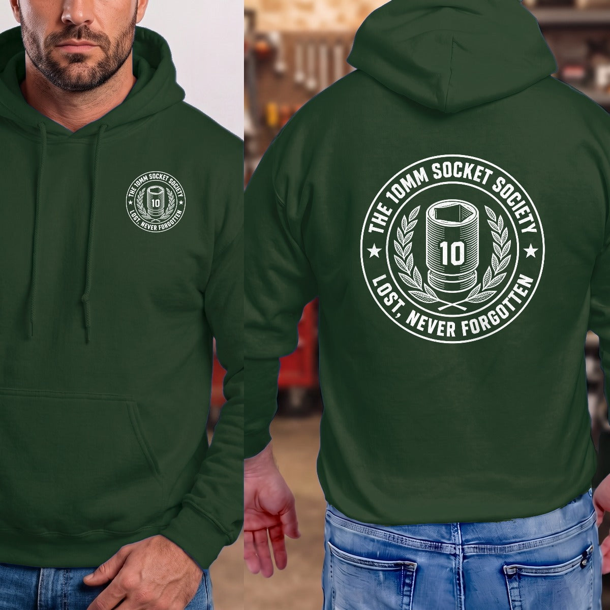 Forest Green | Left Chest + Back (refreshed)