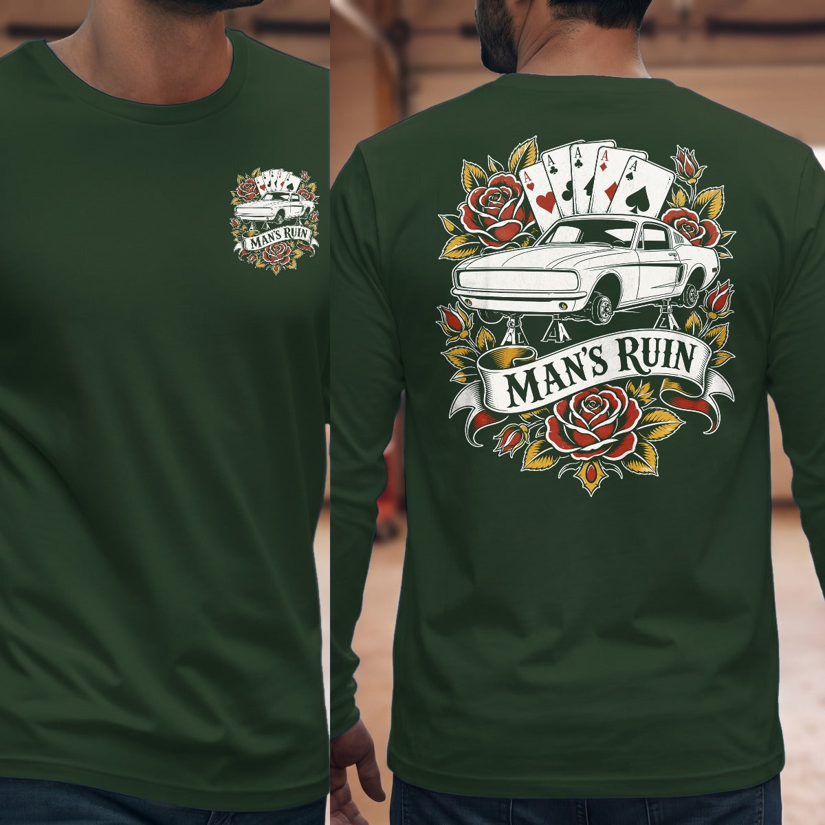Forest Green | Left Chest + Back (refreshed)