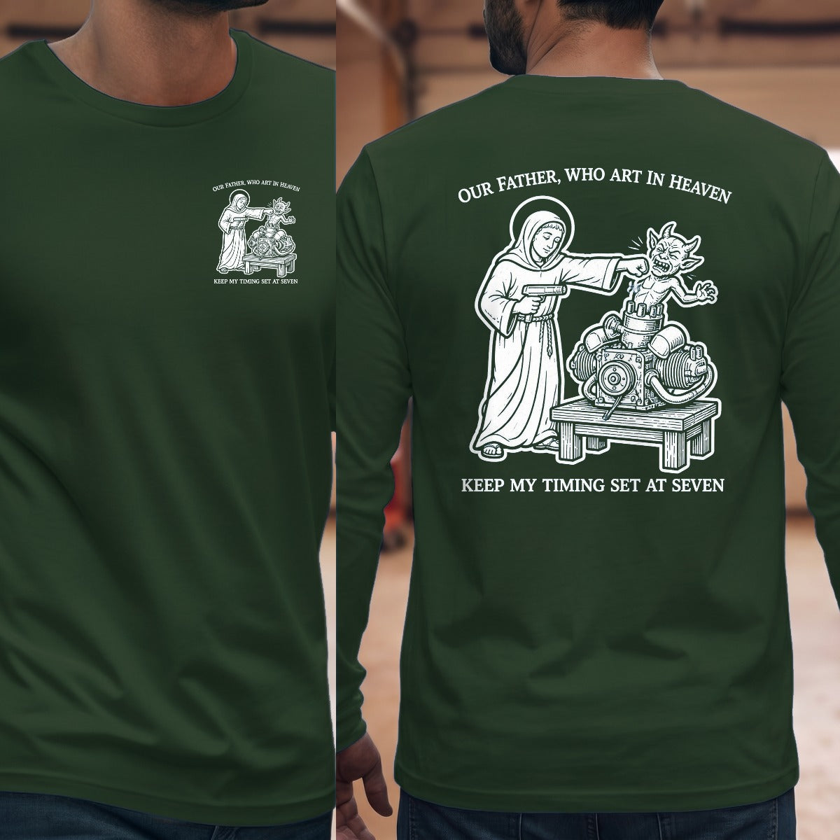 Forest Green | Left Chest + Back (refreshed)