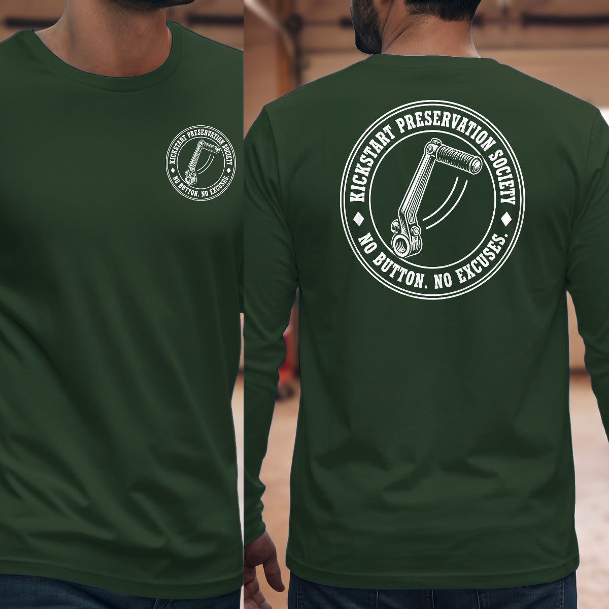 Forest Green | Left Chest + Back (refreshed)