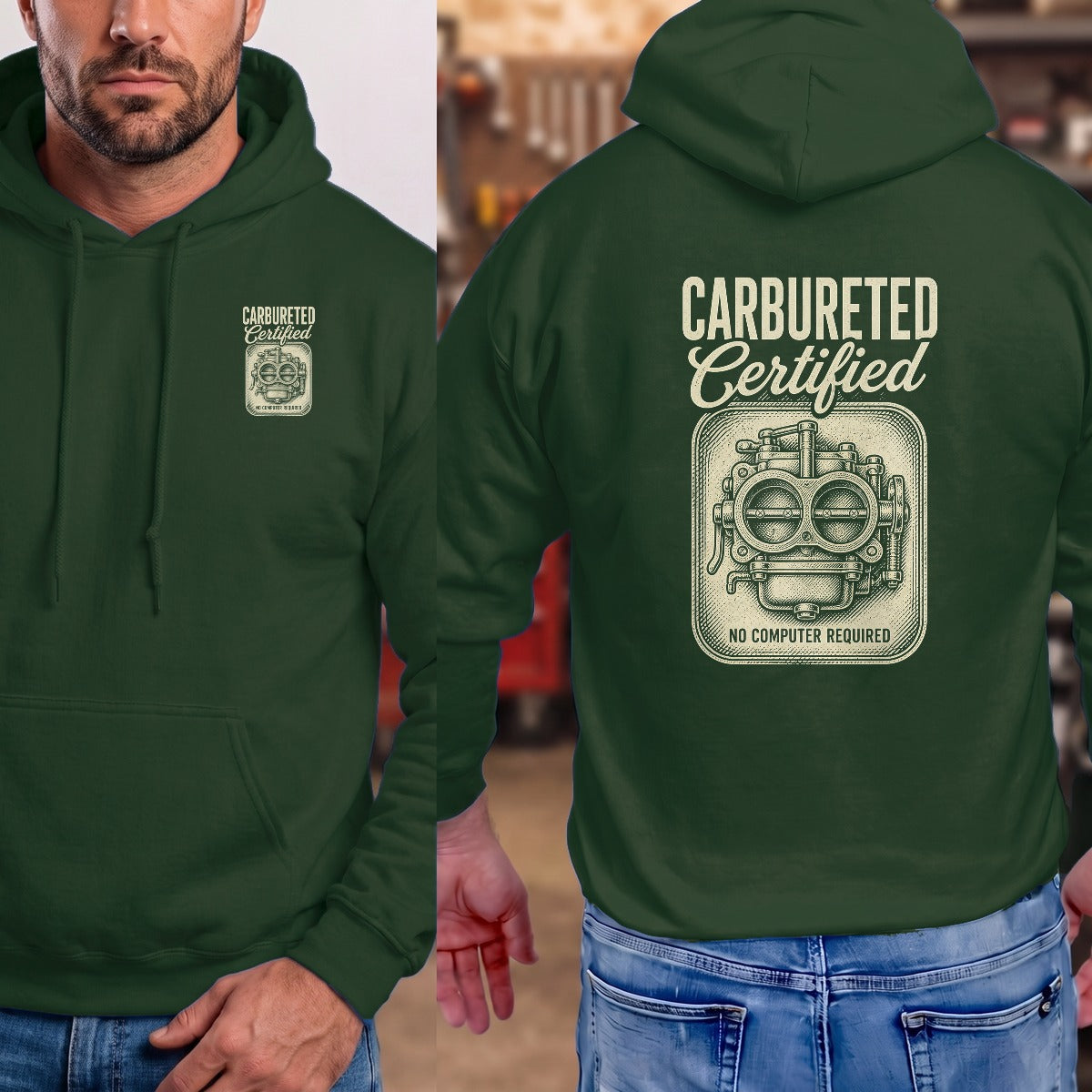 Forest Green | Left Chest + Back (refreshed)