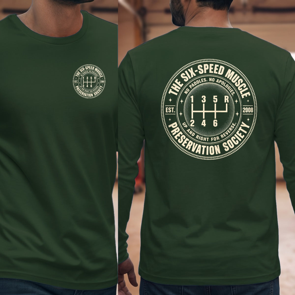 Forest Green | Left Chest + Back (refreshed)
