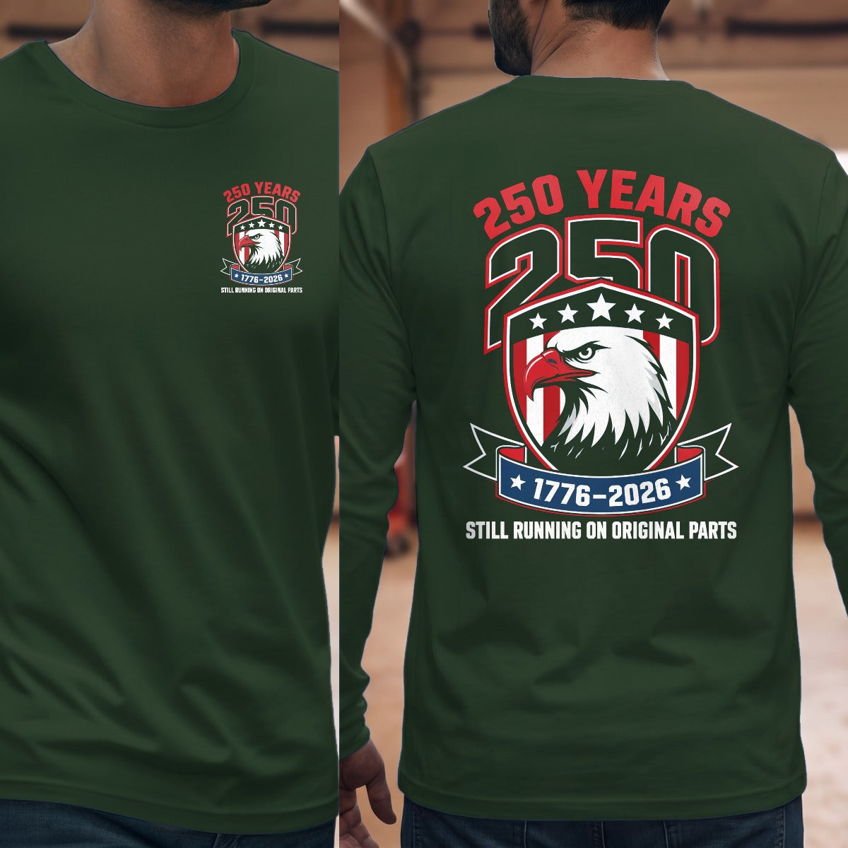 Forest Green | Left Chest + Back (refreshed)