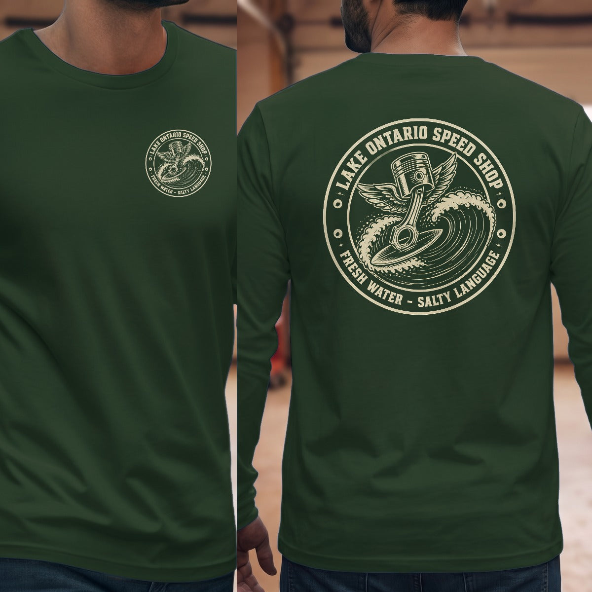 Forest Green | Left Chest + Back (refreshed)