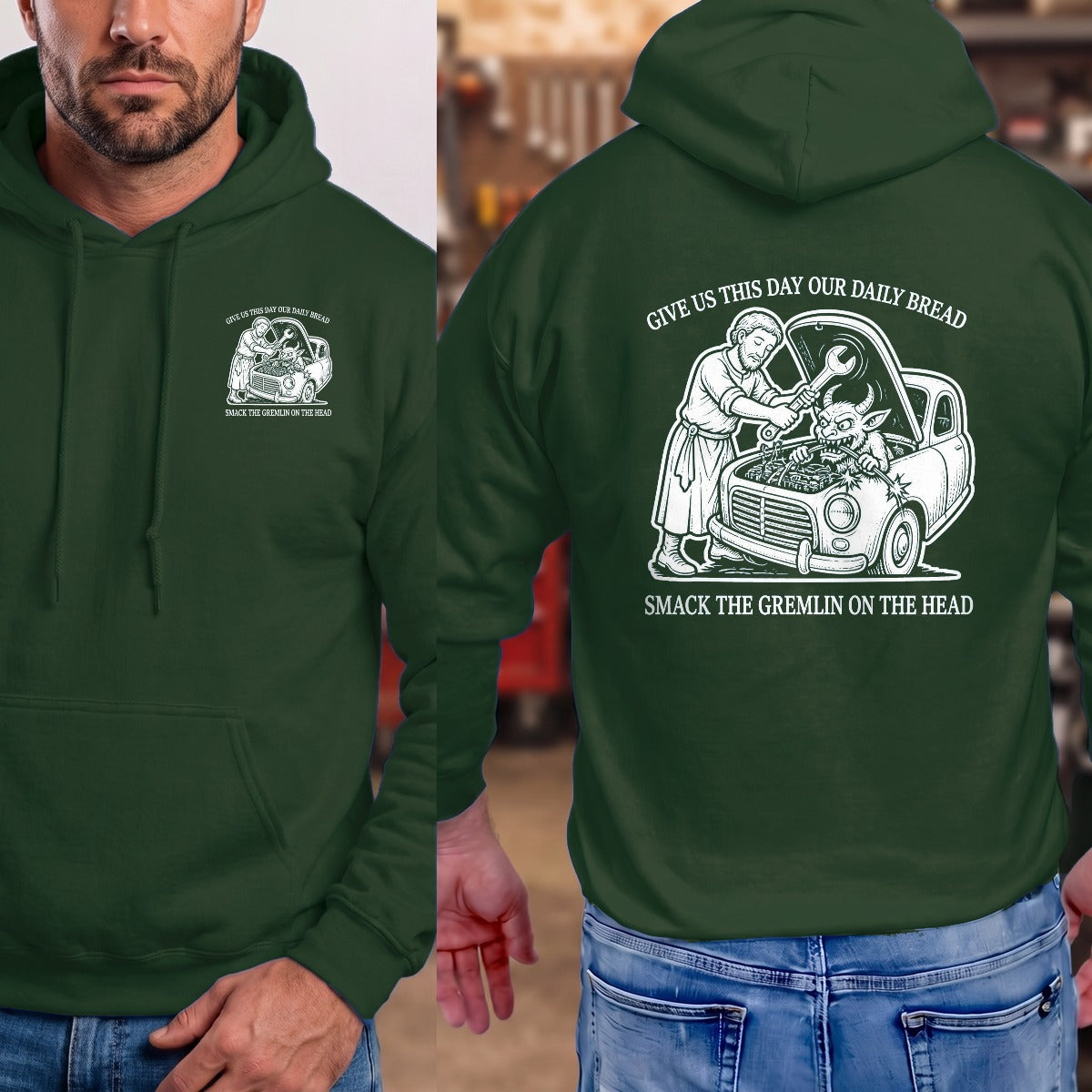 Forest Green | Left Chest + Back (refreshed)