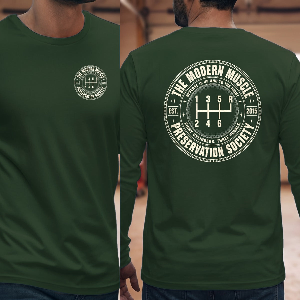 Forest Green | Left Chest + Back (refreshed)