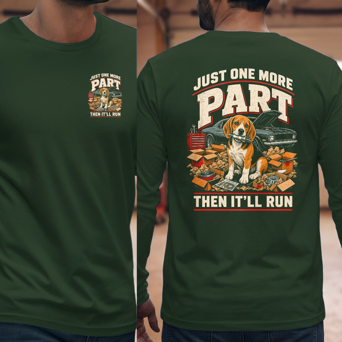 Forest Green | Left Chest + Back (refreshed)