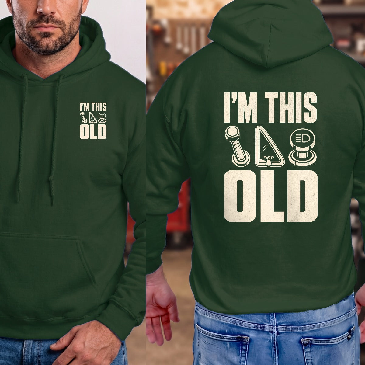 Forest Green | Left Chest + Back (refreshed)