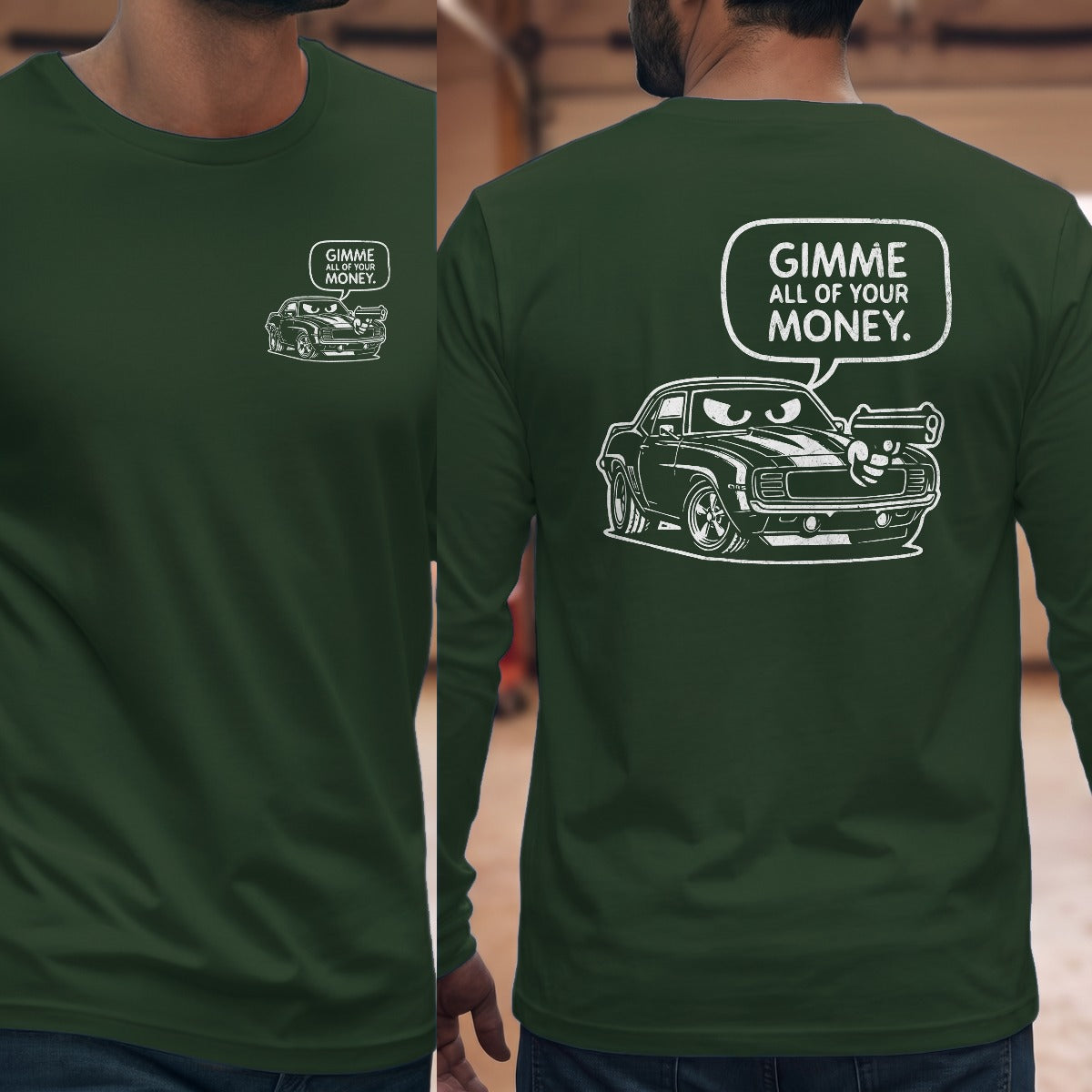 Forest Green | Left Chest + Back (refreshed)