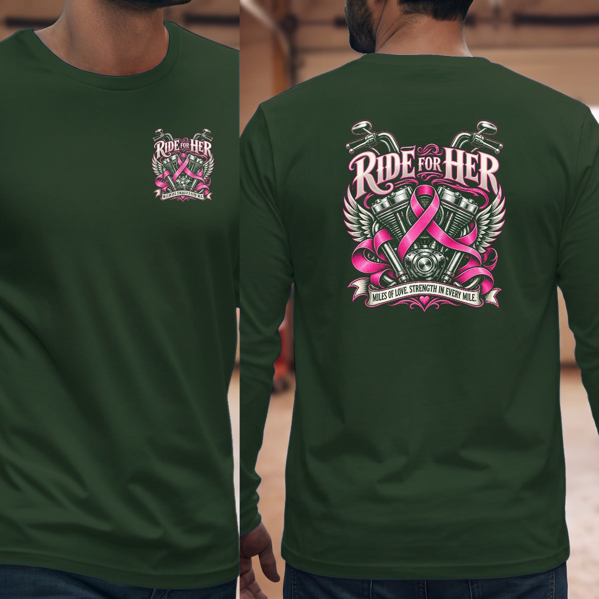 Forest Green | Left Chest + Back (refreshed)