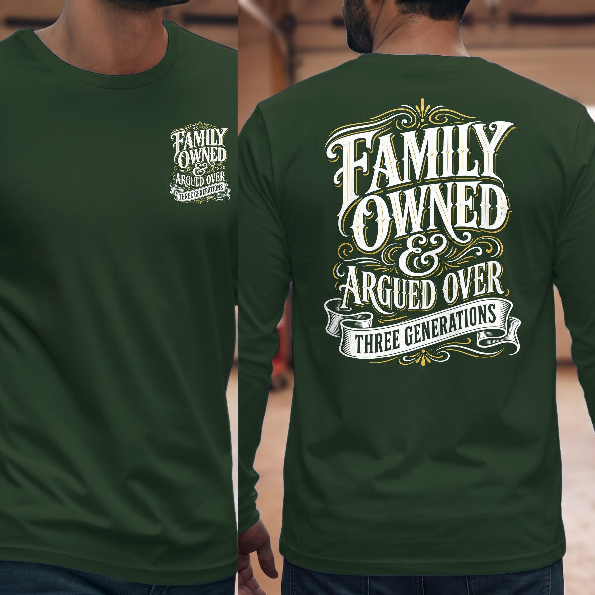 Forest Green | Left Chest + Back (refreshed)