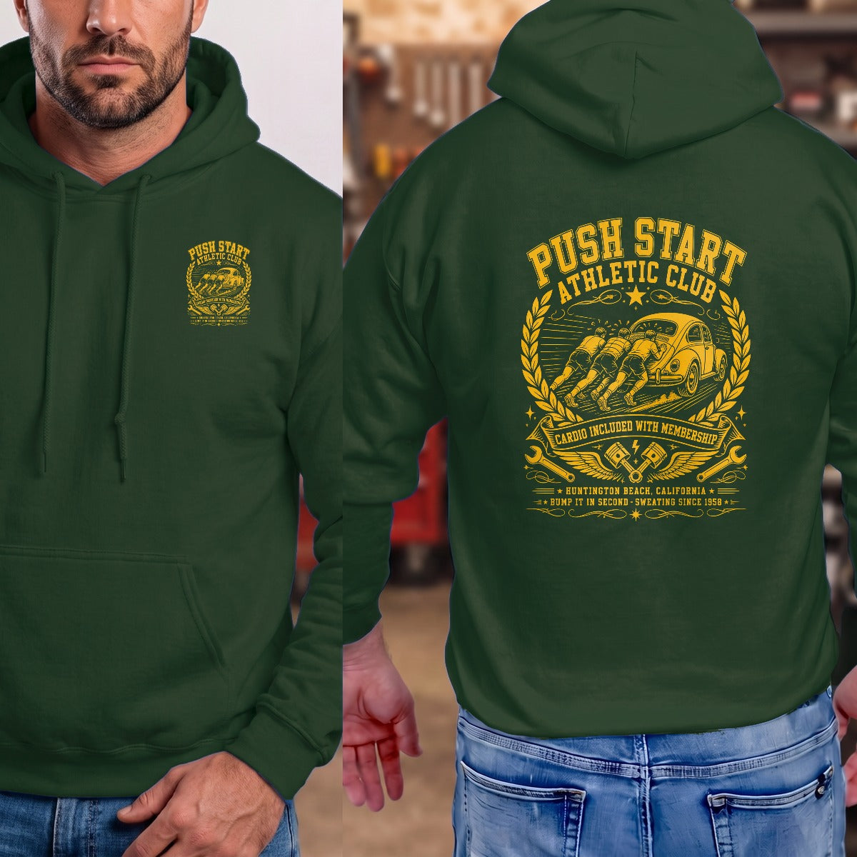 Forest Green | Left Chest + Back (refreshed)