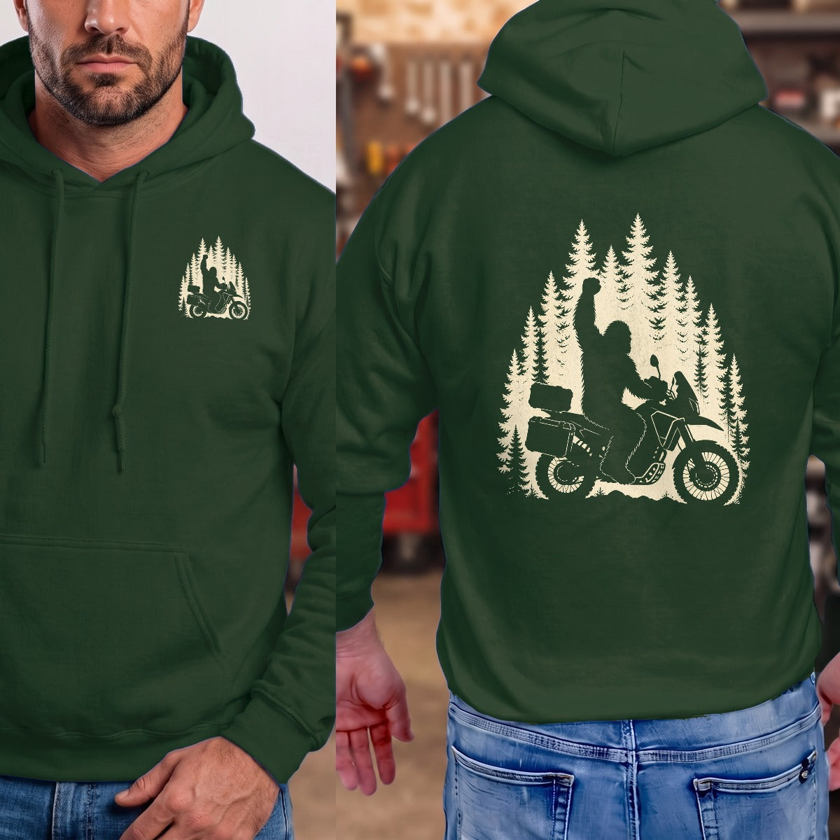 Forest Green | Left Chest + Back (refreshed)