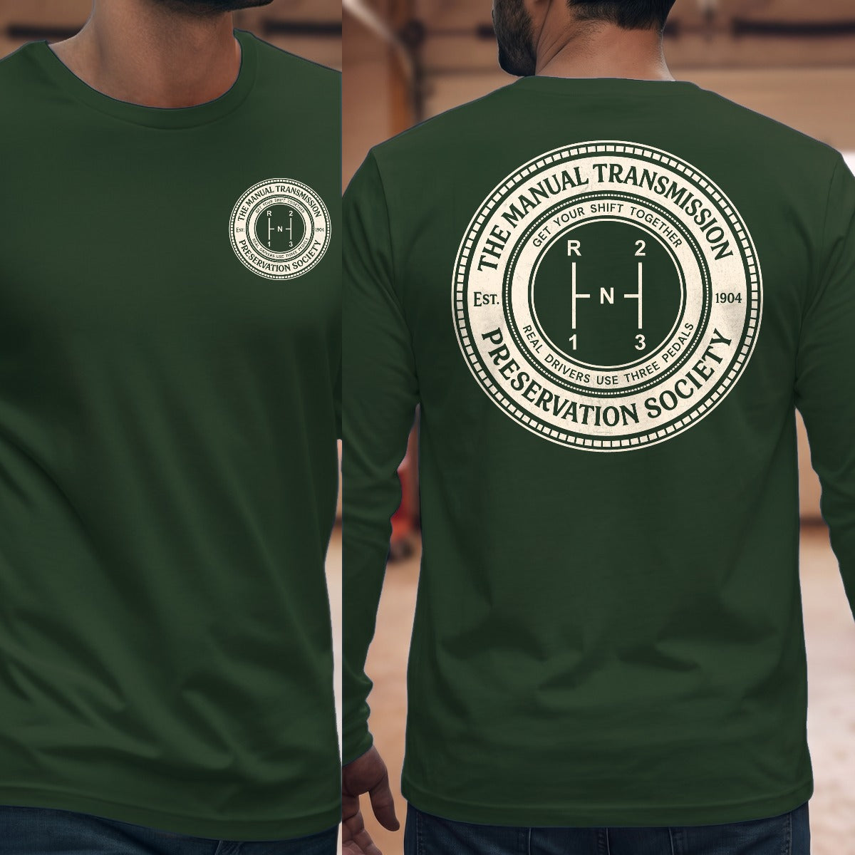 Forest Green | Left Chest + Back (refreshed)