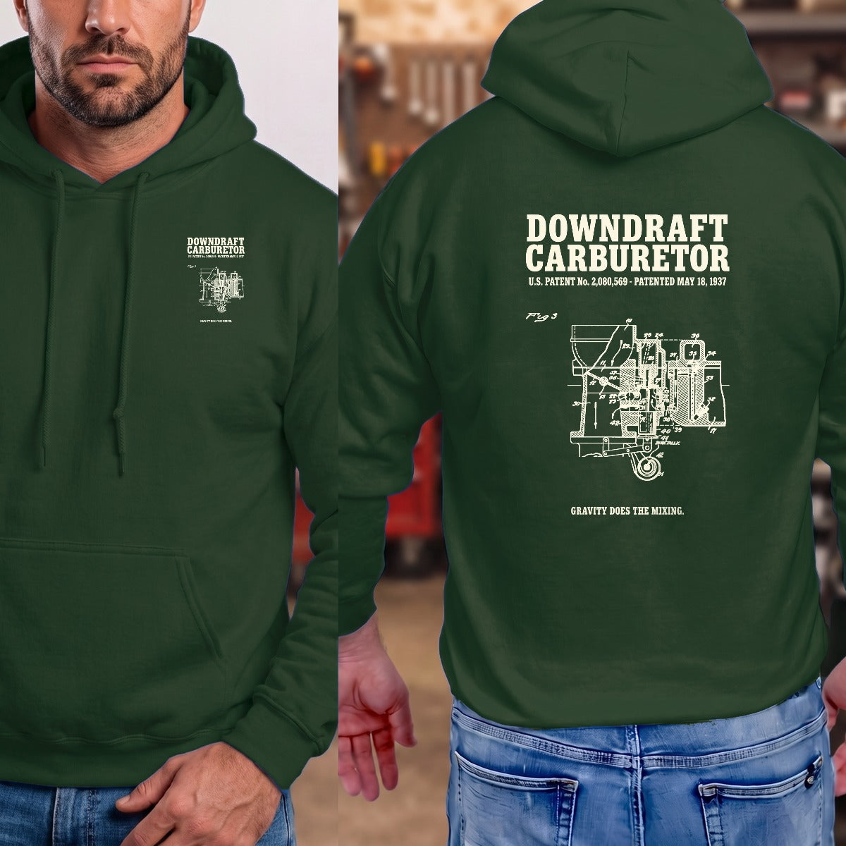Forest Green | Left Chest + Back (refreshed)