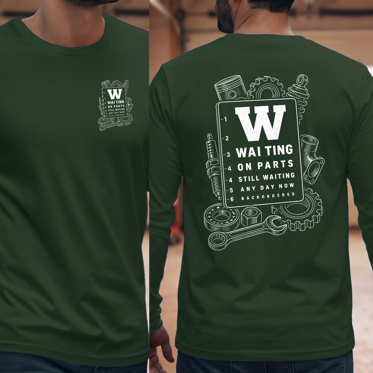 Forest Green | Left Chest + Back (refreshed)