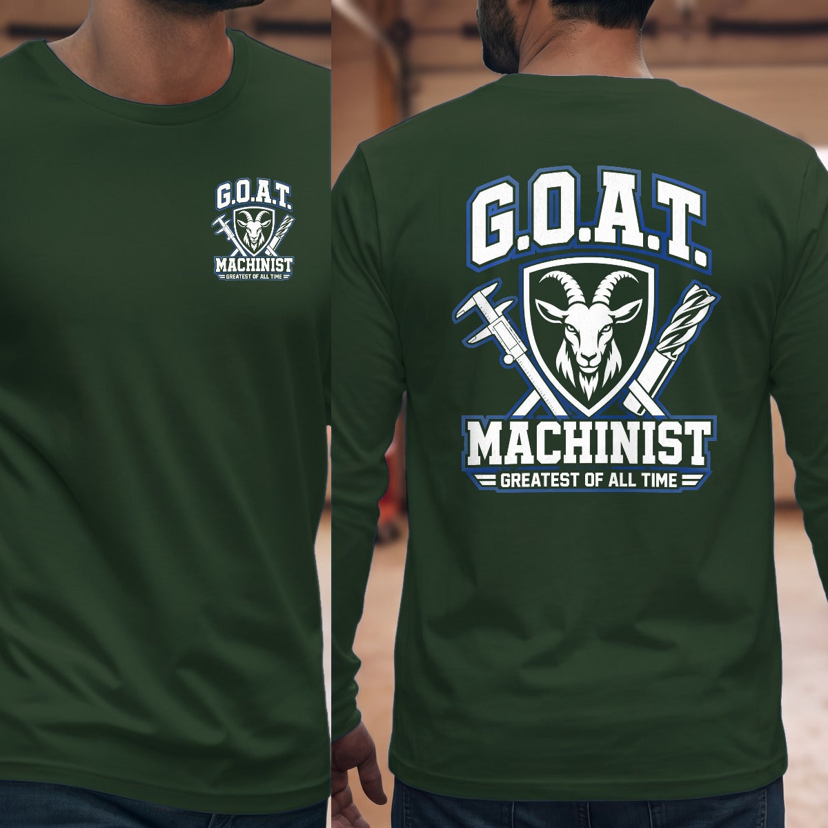 Forest Green | Left Chest + Back (refreshed)