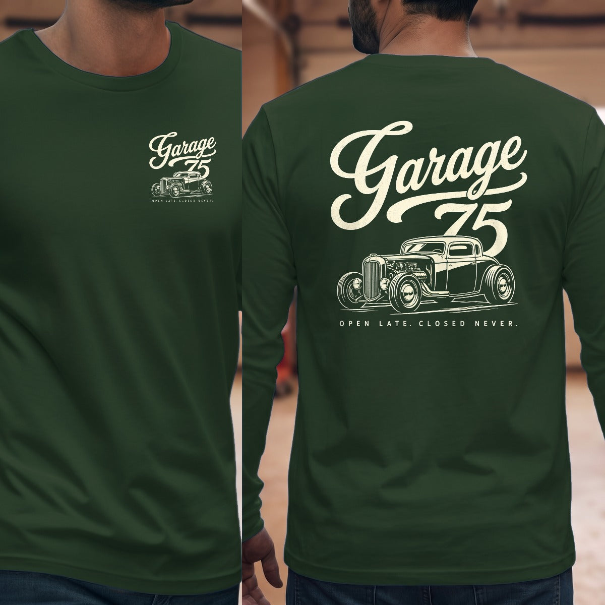 Forest Green | Left Chest + Back (refreshed)