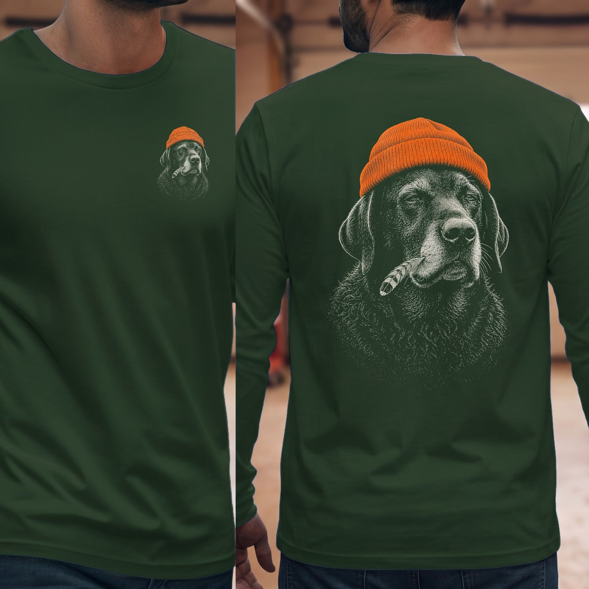 Forest Green | Left Chest + Back (refreshed)