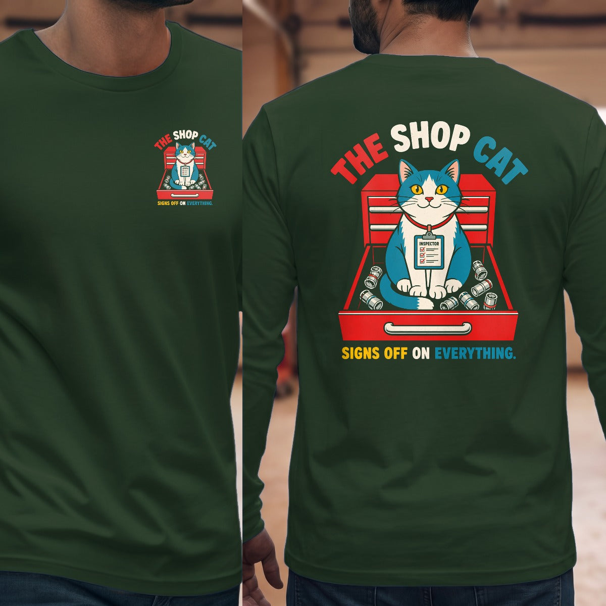 Forest Green | Left Chest + Back (refreshed)