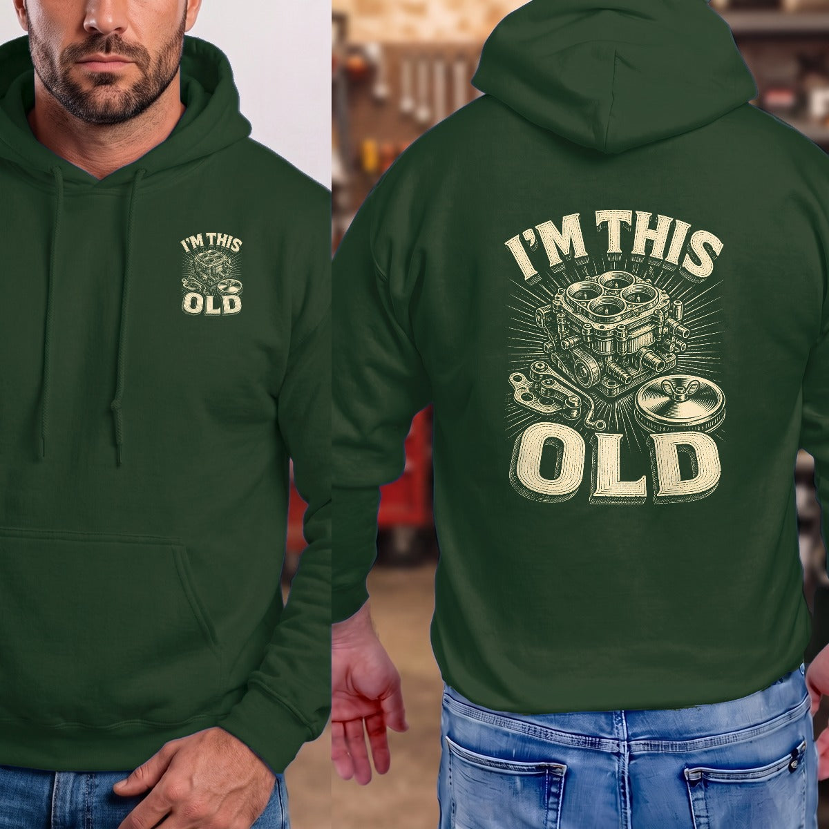 Forest Green | Left Chest + Back (refreshed)