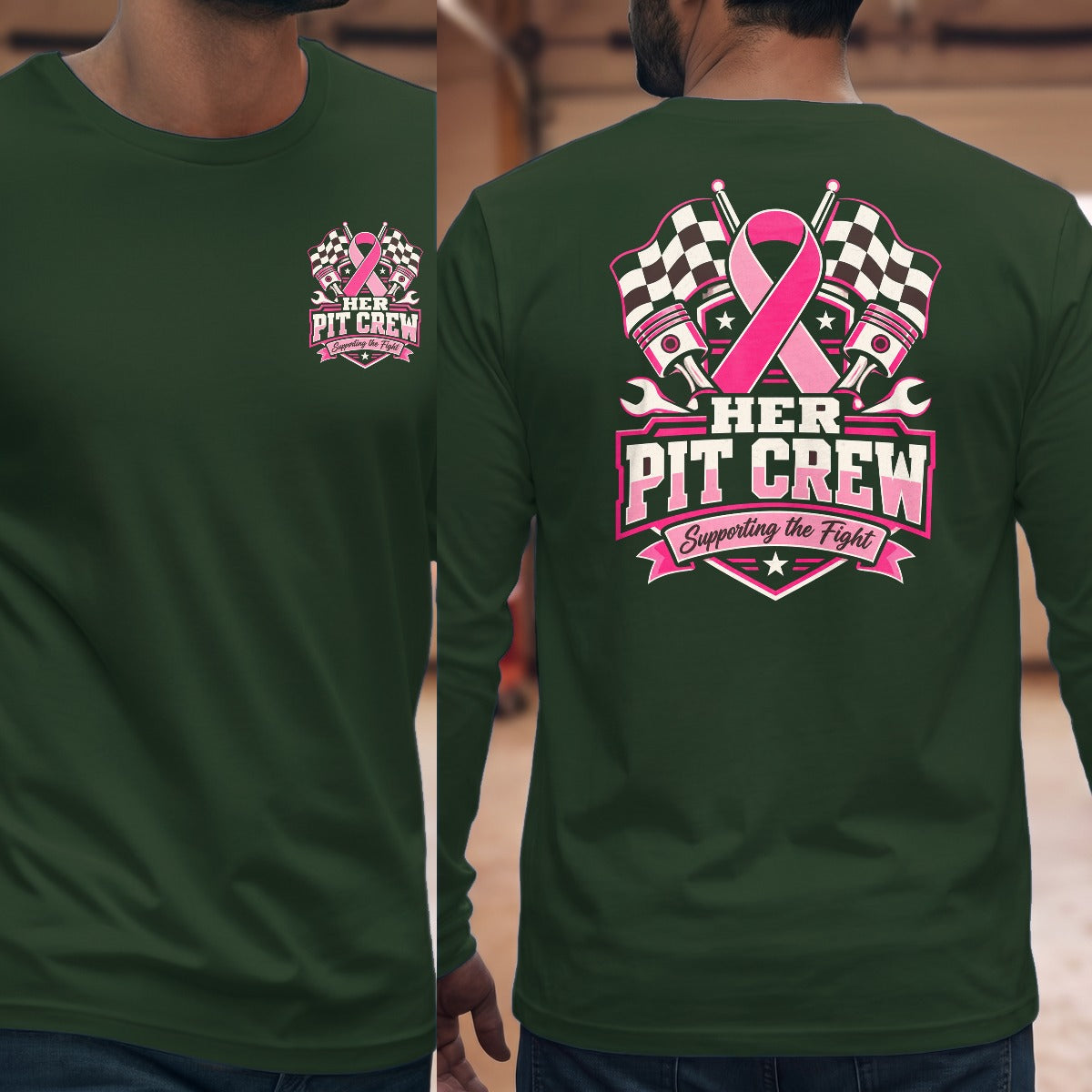 Forest Green | Left Chest + Back (refreshed)