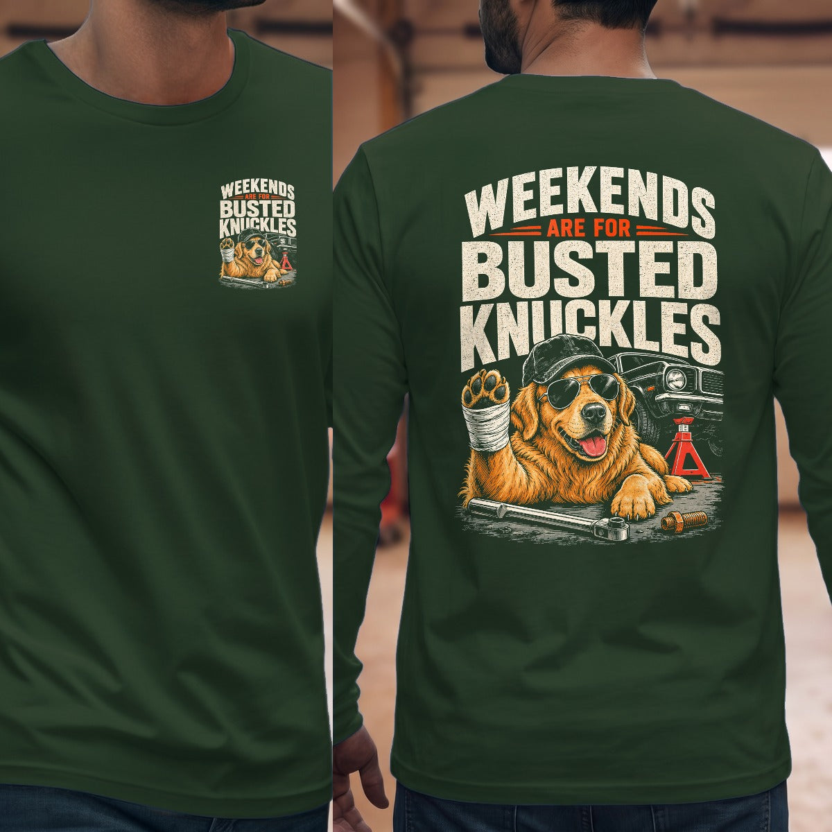 Forest Green | Left Chest + Back (refreshed)