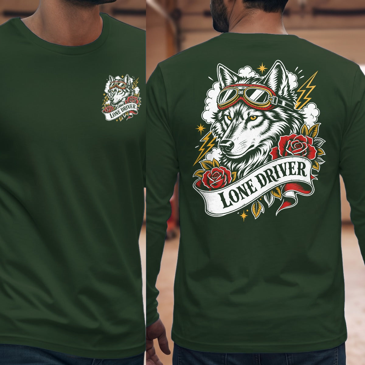 Forest Green | Left Chest + Back (refreshed)