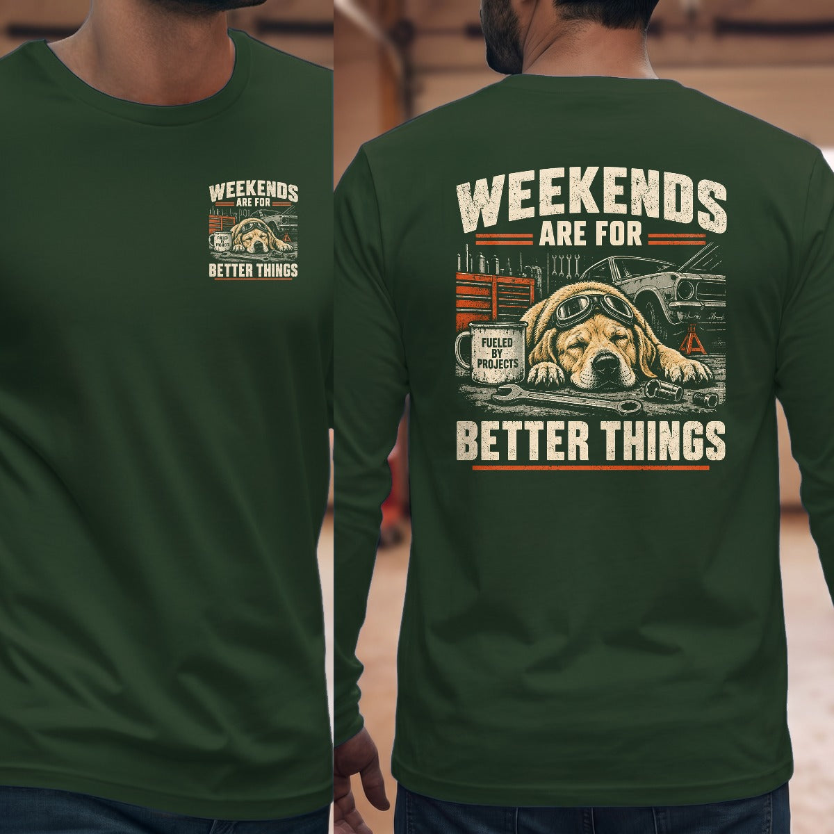 Forest Green | Left Chest + Back (refreshed)