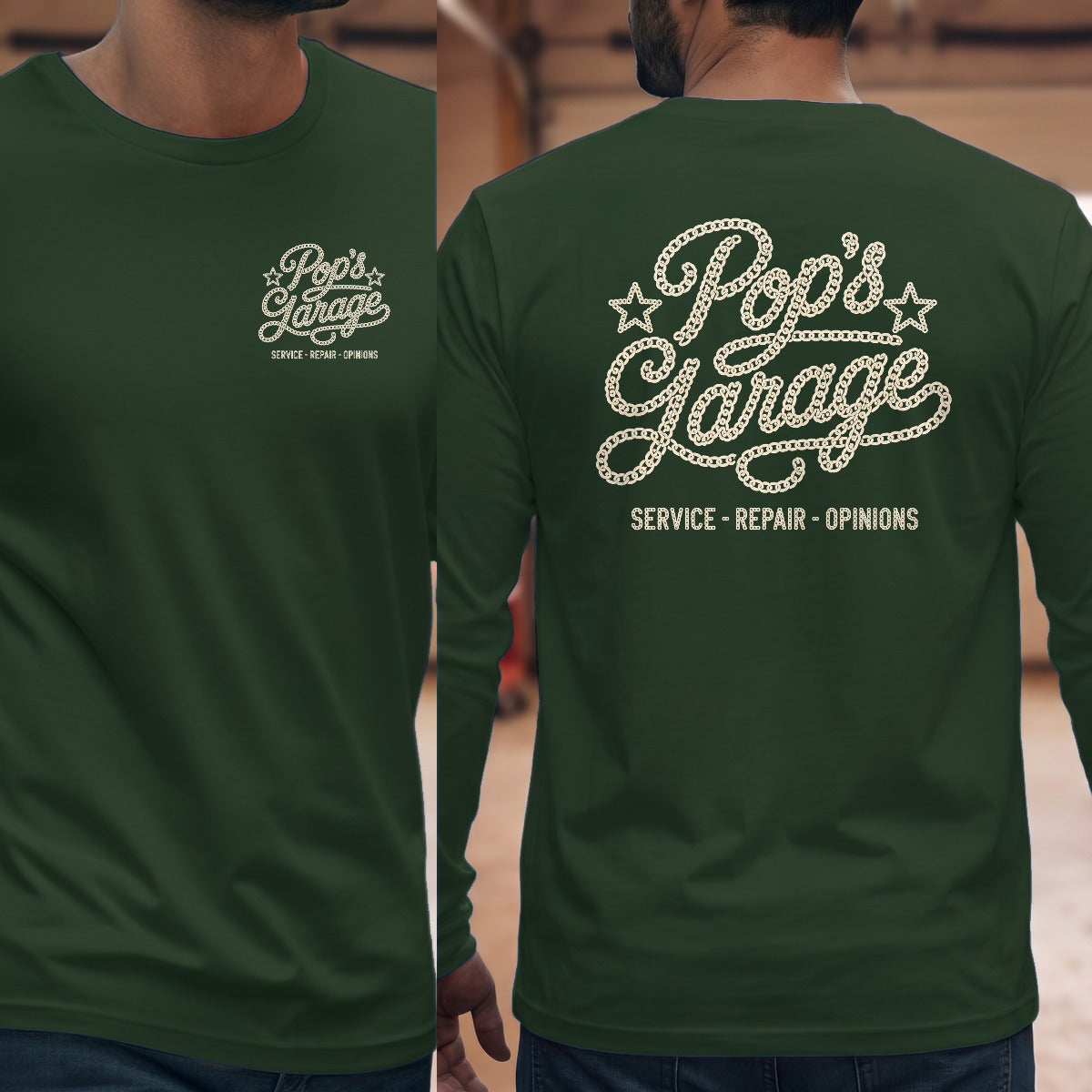 Forest Green | Left Chest + Back (refreshed)
