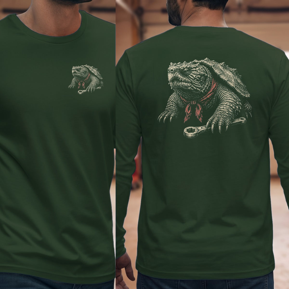 Forest Green | Left Chest + Back (refreshed)