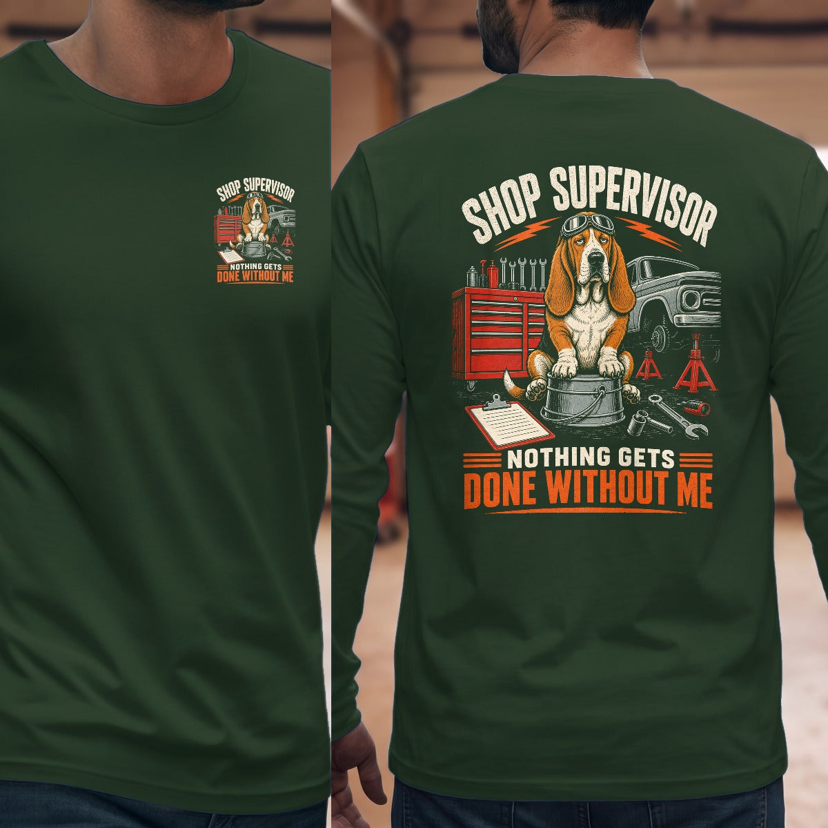 Forest Green | Left Chest + Back (refreshed)