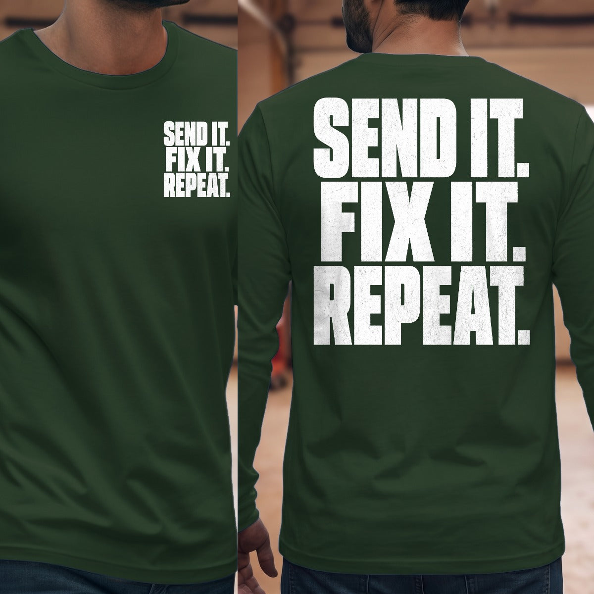 Forest Green | Left Chest + Back (refreshed)