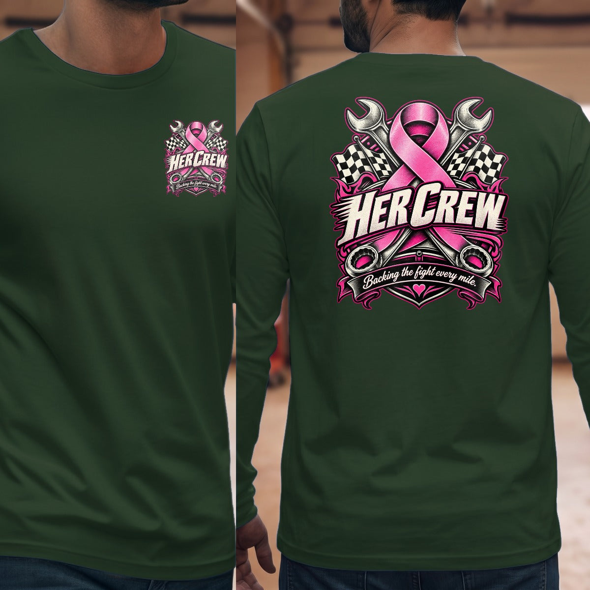 Forest Green | Left Chest + Back (refreshed)