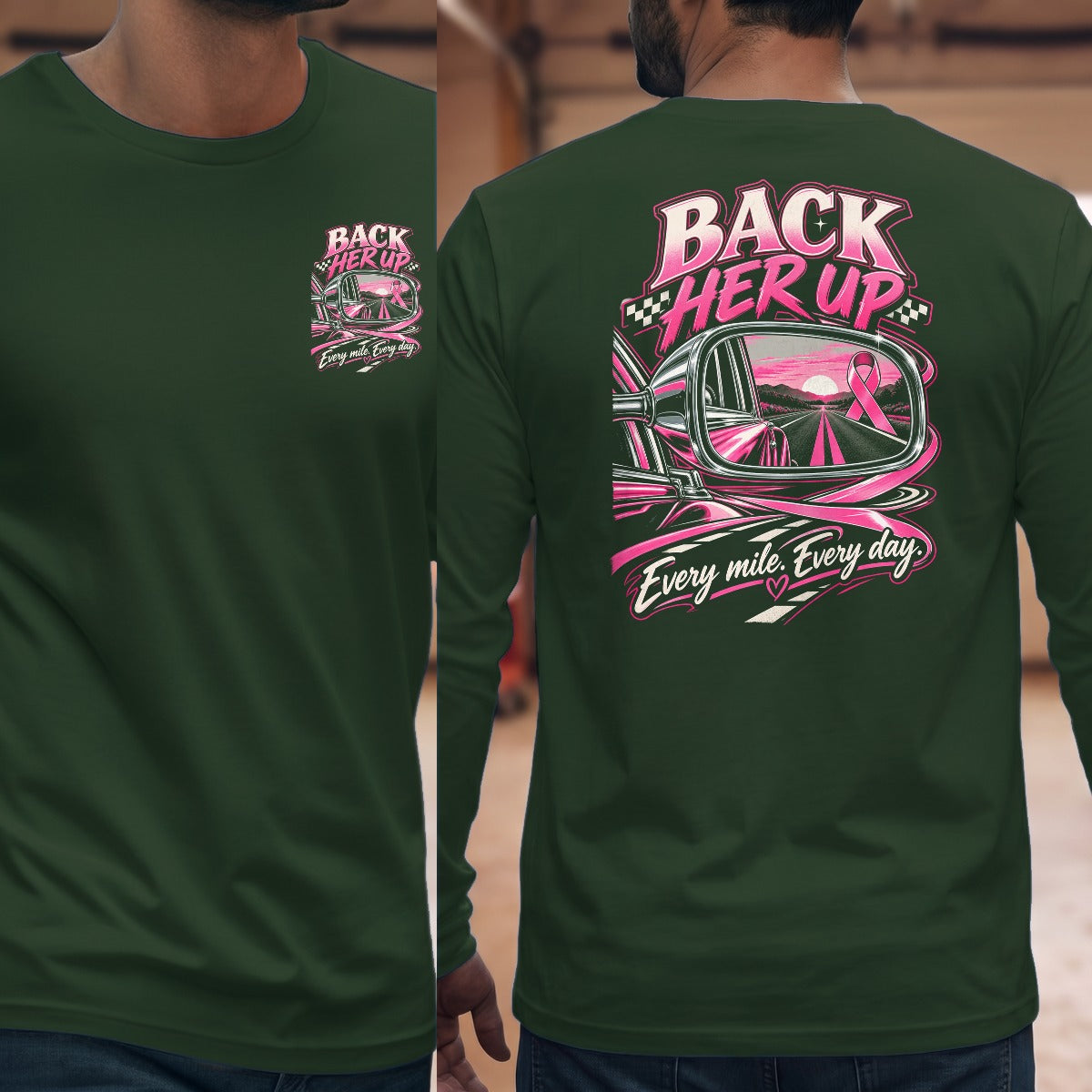 Forest Green | Left Chest + Back (refreshed)
