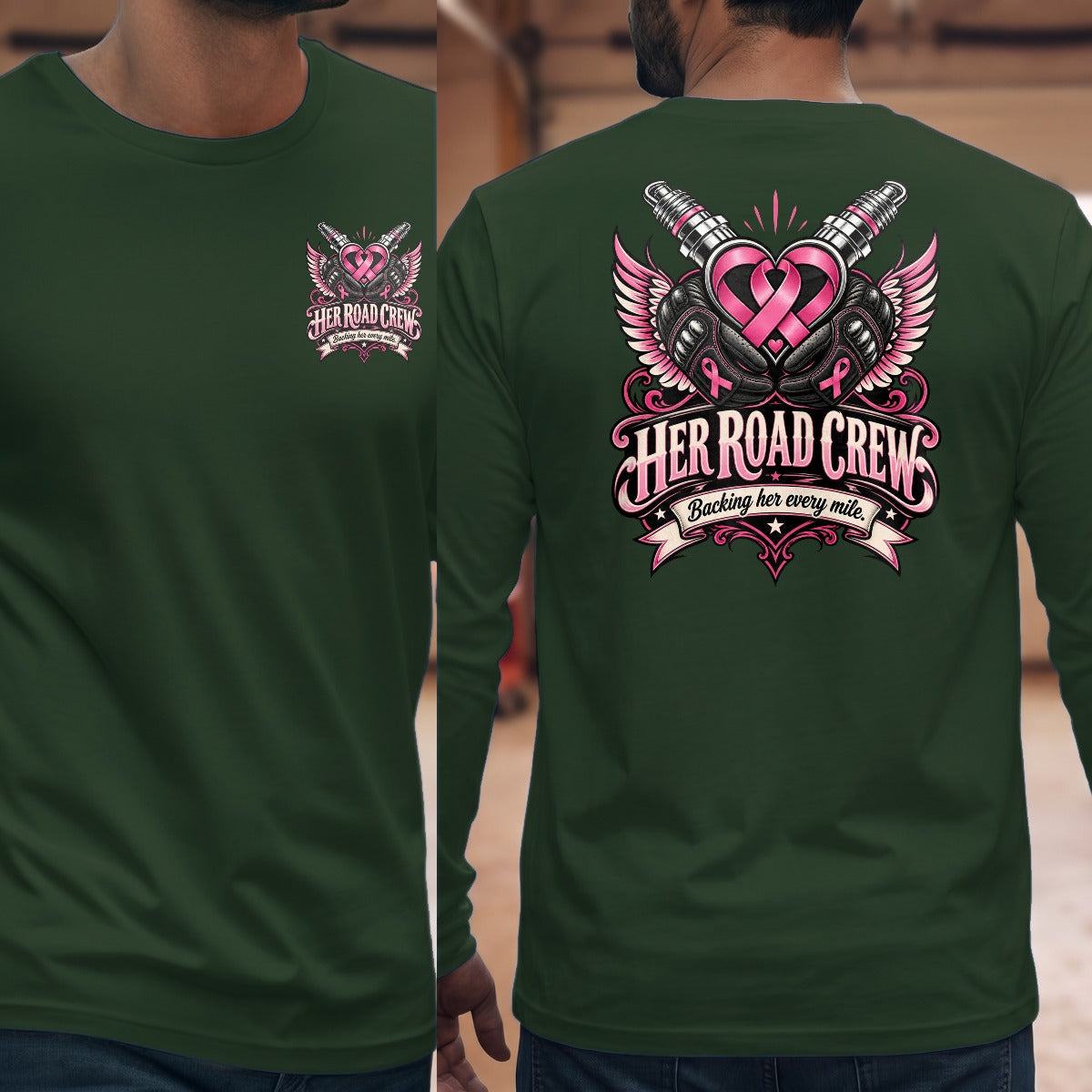 Forest Green | Left Chest + Back (refreshed)