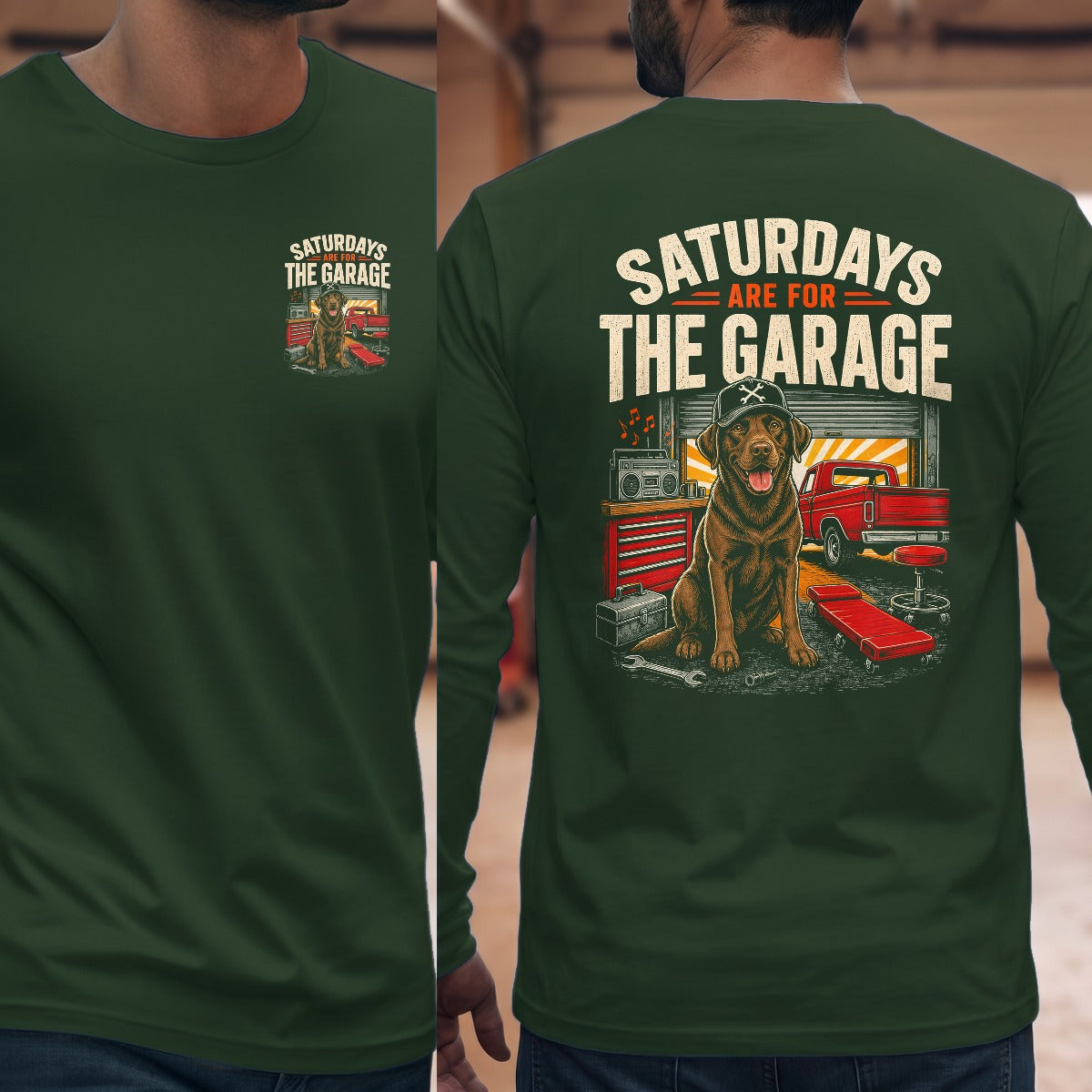 Forest Green | Left Chest + Back (refreshed)
