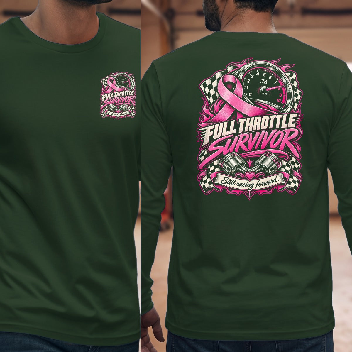 Forest Green | Left Chest + Back (refreshed)