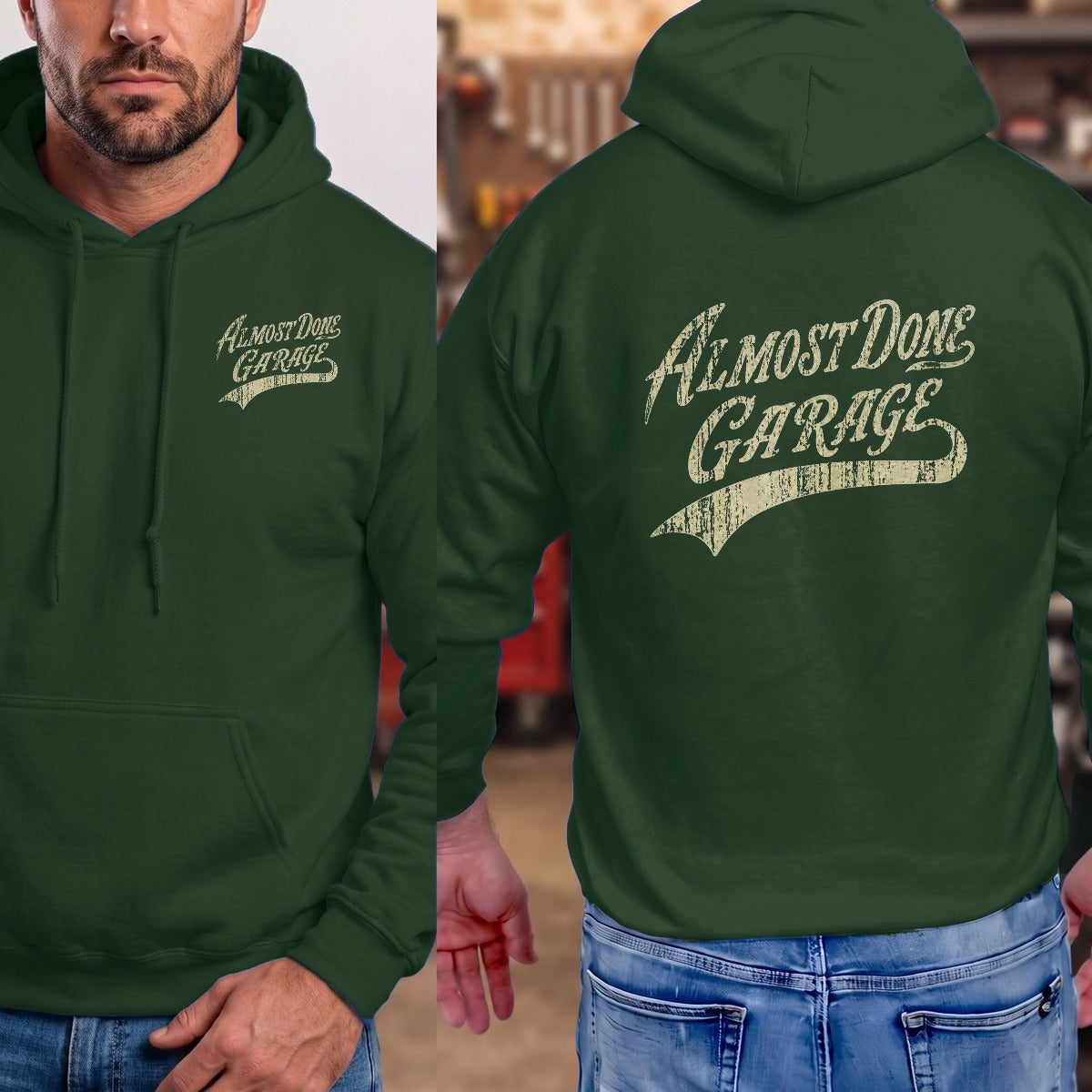 Forest Green | Left Chest + Back (refreshed)