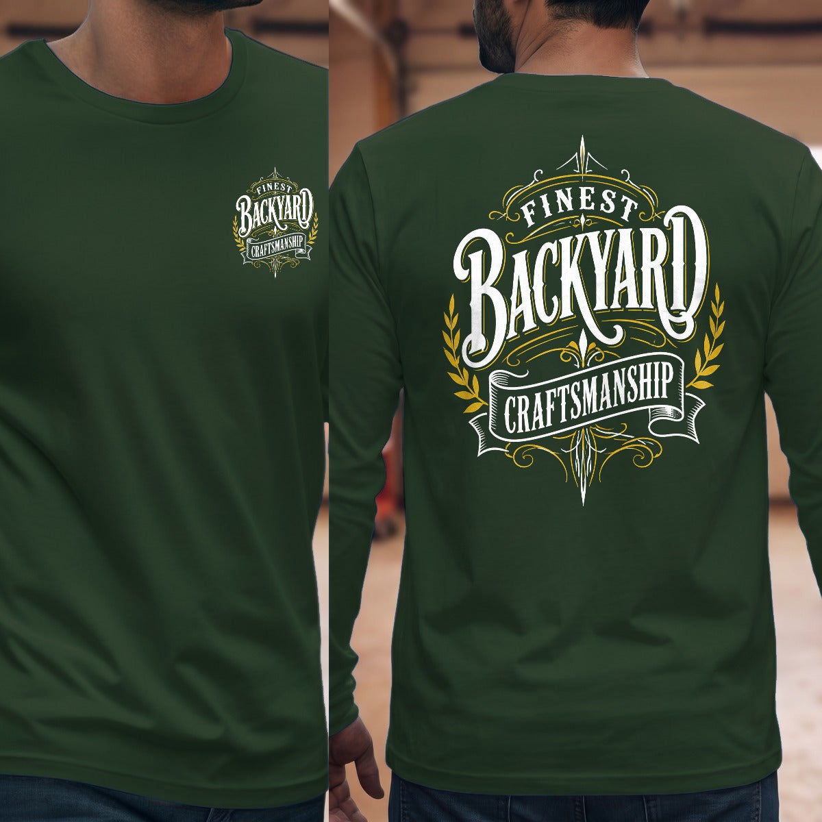 Forest Green | Left Chest + Back (refreshed)