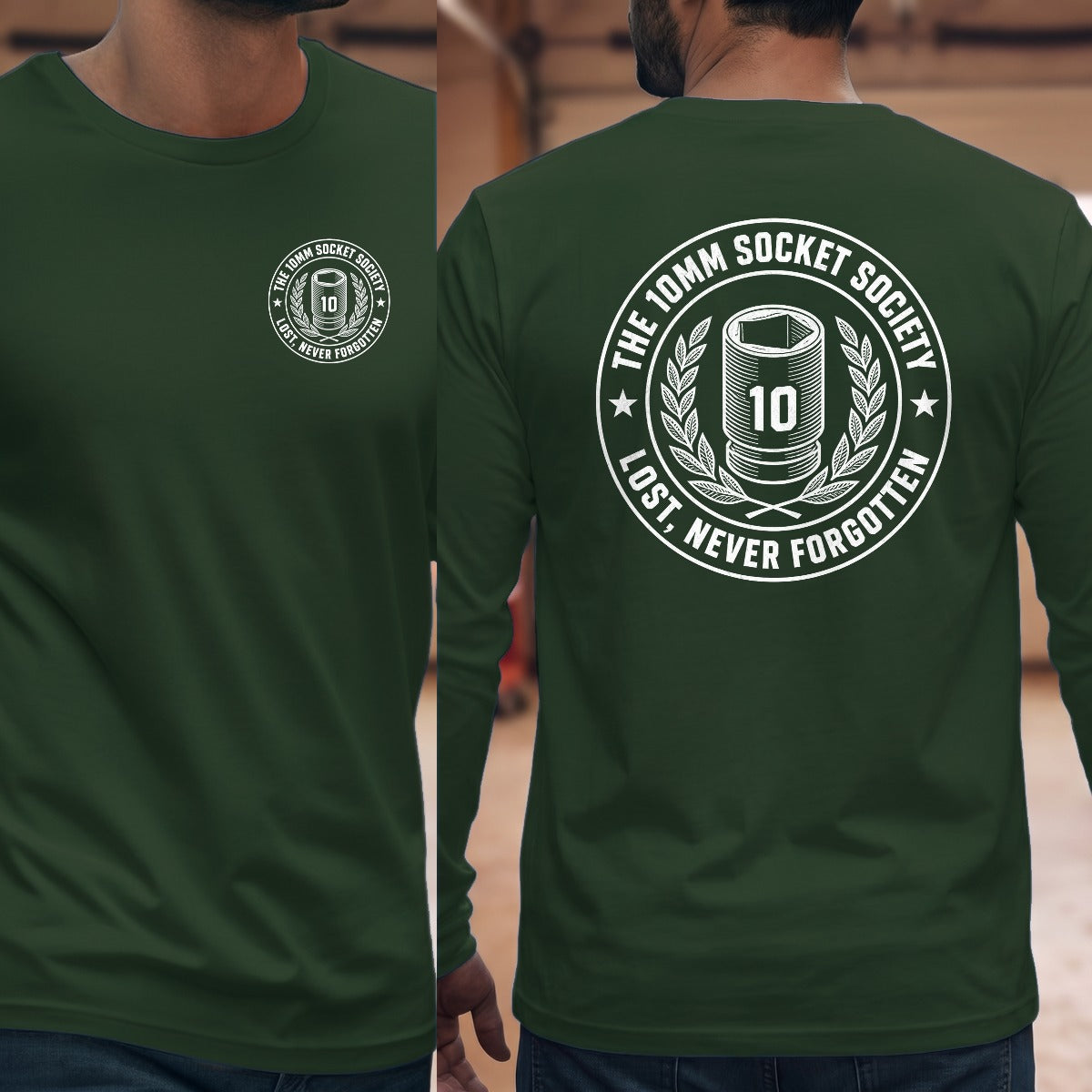 Forest Green | Left Chest + Back (refreshed)