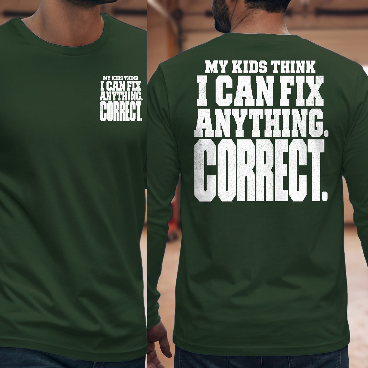 Forest Green | Left Chest + Back (refreshed)