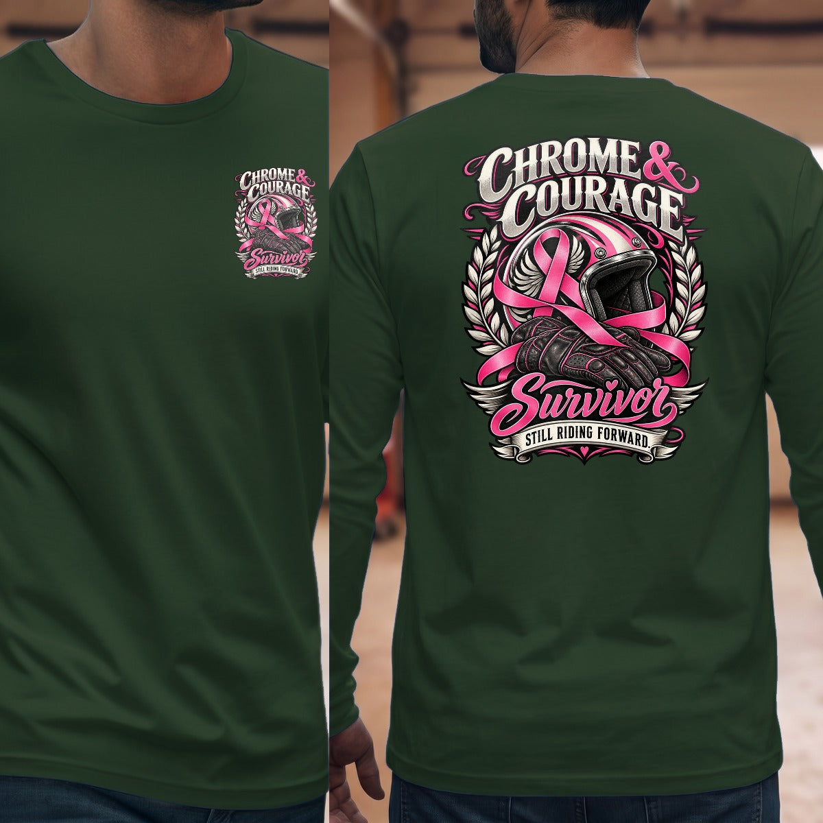 Forest Green | Left Chest + Back (refreshed)