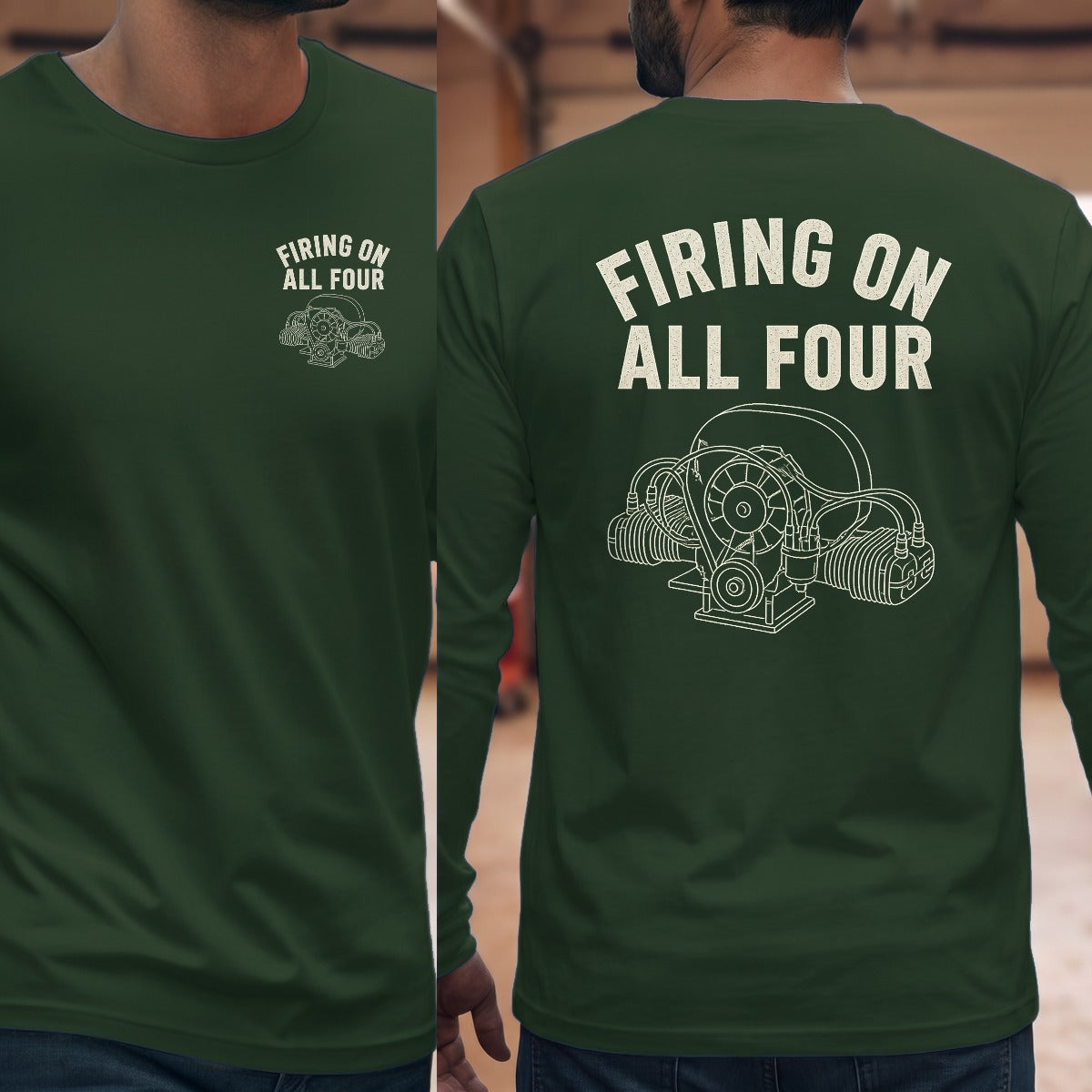 Forest Green | Left Chest + Back (refreshed)