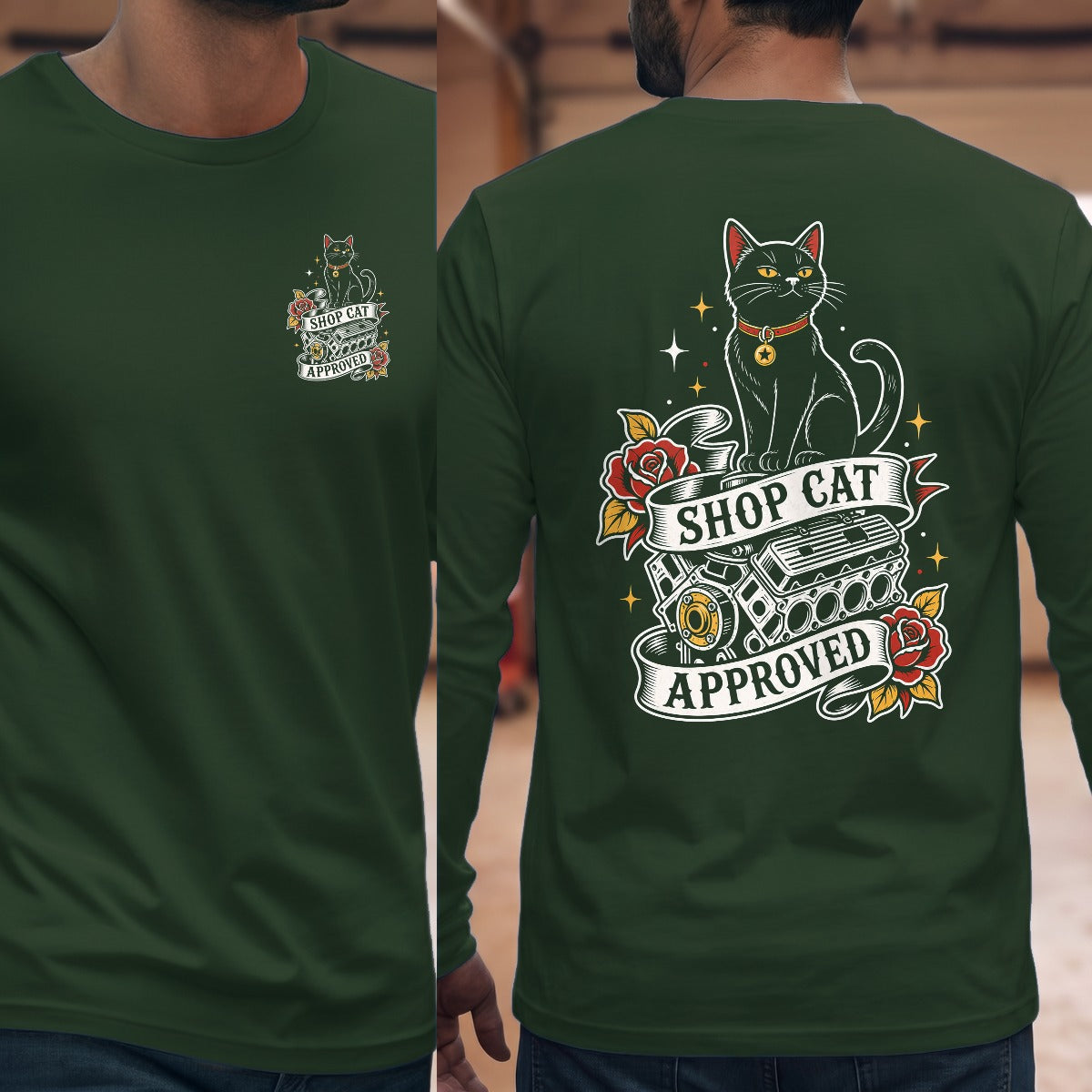 Forest Green | Left Chest + Back (refreshed)