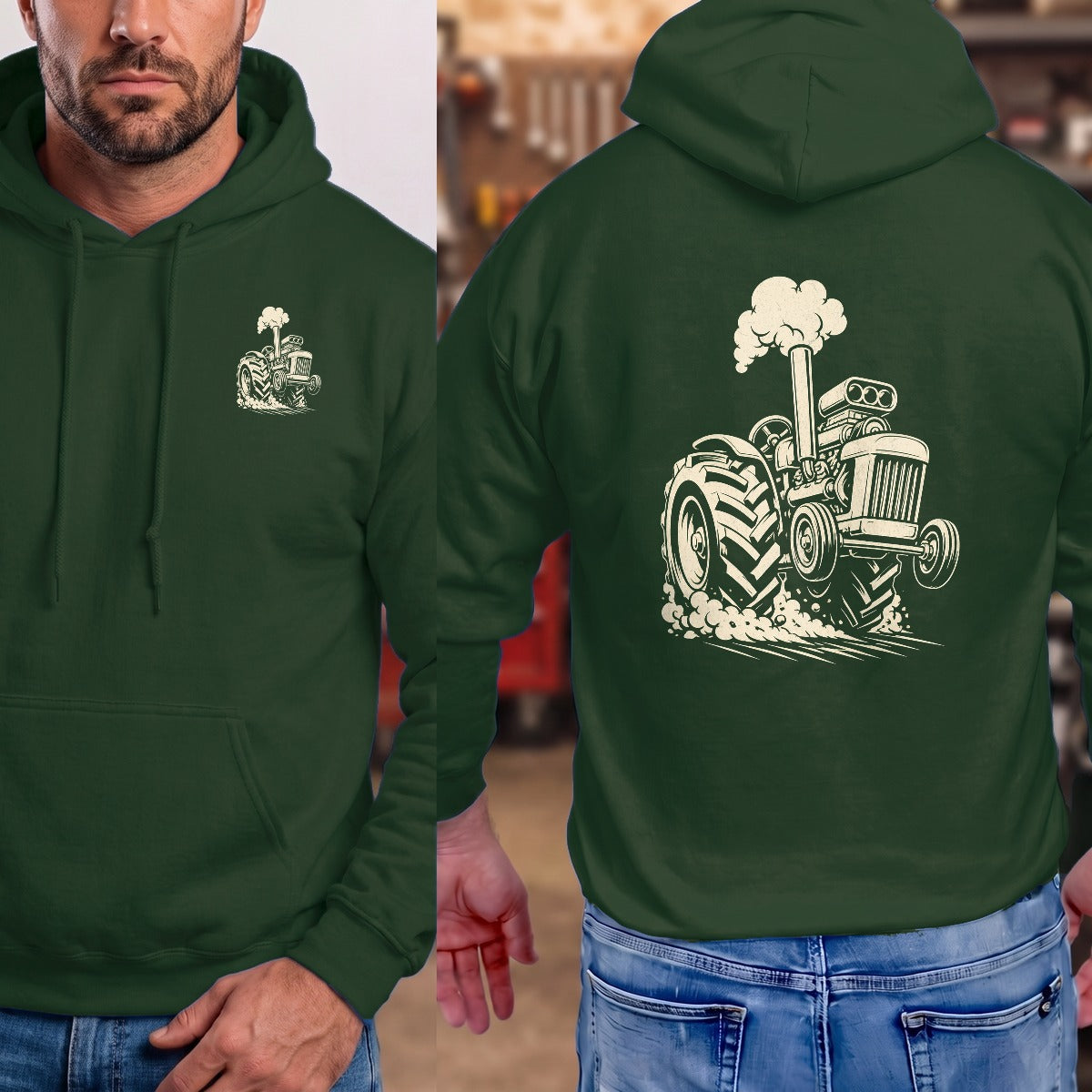 Forest Green | Left Chest + Back (refreshed)