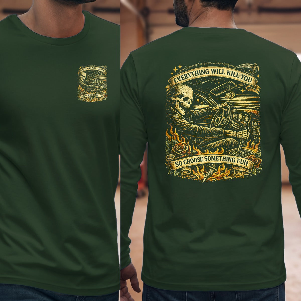 Forest Green | Left Chest + Back (refreshed)